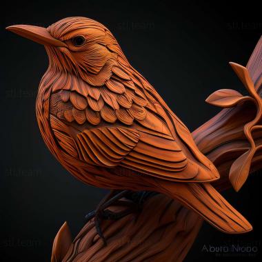 3D model Polioptila californica (STL)